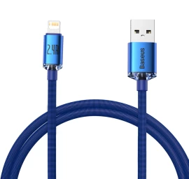 Usb Ir lightning Greito įkrovimo Ir Duomenų Perdavimo Laidas 1,2 M Mėlynas