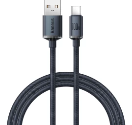 Usb Ir Usb-c Greitojo įkrovimo Ir Duomenų Perdavimo Kabelis 100 W 1,2 M Juodas