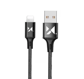 Usb Kabelis Iphone Lightning 2.4a 1m Juodas