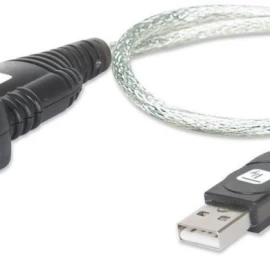 Usb Techly 1x Rs232 Kabelis (kištukas) 0.45