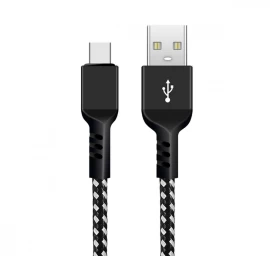 USB to USB Type-C cable fast charge MCE471 blac