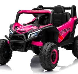Utv2 R-sport Pink Battery 4x4 Eva Leather Nuotolinio Valdymo Pultas Li-ion Baterija