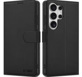 Uždengiamas Dėklas Su Stovu, Skirtas samsung Galaxy S26 Ultra Wallet - Juodas