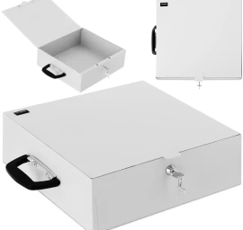 Užrakinamas Metalinis Seifas Dokumentams 350 X 320 X 110 Mm Din A4