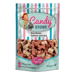 VADIGRAN CANDY STORE SALMON mini kauliukai šunims 180g (12), 16493