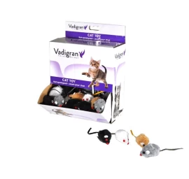 VADIGRAN Cat Toy Mouse 4color pelytė katėms 5cm 140vnt, 14301