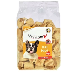 VADIGRAN Duo Maxi sausainiai pagalvėlės šunims 500g, 13384