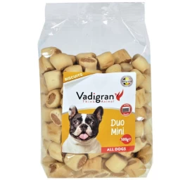 VADIGRAN Duo MINI sausainiai pagalvėlės šunims 500g, 13386