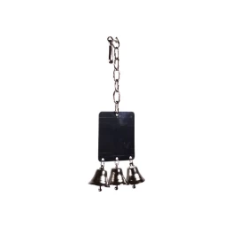 VADIGRAN Mirror Metal + 3Bell žaislas paukščiam 10x27cm, 14822