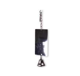 VADIGRAN Mirror Metal + Bell žaislas paukščiams 9x36cm, 14823