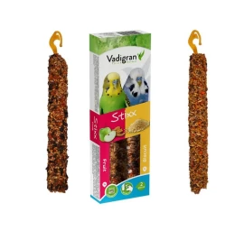 VADIGRAN Stixx Fruit-Biscuit papūgom 2 skoniai 90g (10), 18447