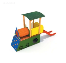 Medinė vaikų žaidimo aikštelė - garvežys