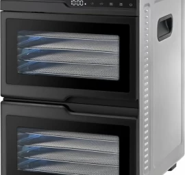 Vaisių ir daržovių džiovintuvas 1000-1200W HFD-KDDB1200BKSS HEINNER