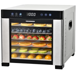 Vaisių ir daržovių džiovintuvas 550–650 W, 23,6 l HFD-KD600SS HEINNER