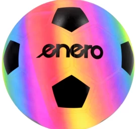 Vaivorykštinis Vinilinis Futbolo Kamuolys 23cm 200g Enero