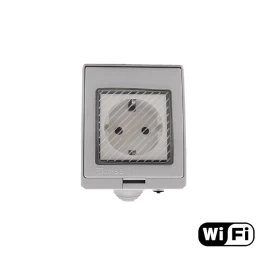 Vandeniui atsparus kištukinis lizdas Feelspot FS-WSK02WE IP55 WiFi, Tuya