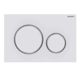 Vandens nuleidimo mygtukas Geberit Sigma 20, baltas matinis 115882JT1