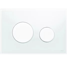 Vandens nuleidimo plokštelė TECEloop, baltas stiklas 9240650