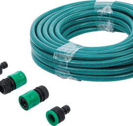 Vandens žarna | PVC | su purškimo pistoletu ir greitosiomis movomis | 15 m | 6 vnt. (70906)