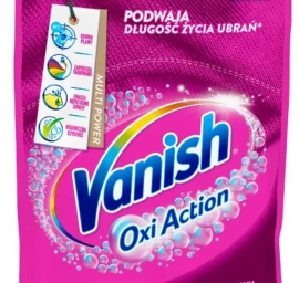 vanish Oxi Action Rausvos Spalvos Dėmių Valiklis Spalvotiems Audiniams, 30 G.