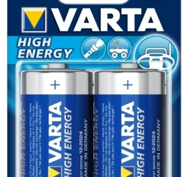 Varta Longlife Power, 1,5 V D Tipo Baterijos, 2 Vnt. (vokietijos Produktas).