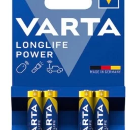 Varta Power Aaa/r03 Baterijos, 4 Pakuotės (vokietijos Produktas).