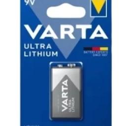 Varta, Ultra Lithium 9v Baterija, 1 Vnt. (vokietijos Produktas).