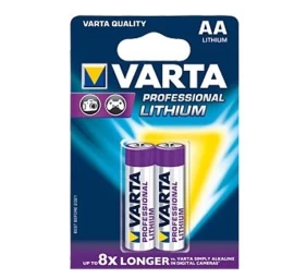 Varta, Ultra Lithium Aa Lr06 Mignon Baterija, 2 Vnt. (vokietijos Produktas).