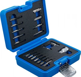 Varžtų ištraukimo rinkinys | vidiniam šešiakampiui 1,5 - 10 mm / T-Star (Torx) | T10 - T55 | 19 vnt. (9173-1)