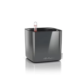 Vazonas Cube Glossy LECHUZA Charcoal