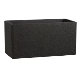 Vazonas DONICA IQ LONG CUBE, 76x38x38 cm juoda sp.