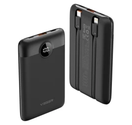 Veger C11 (W1170) Mini Išorinė baterija (Power Bank) 10000mAh, 22.5W PD, Juoda