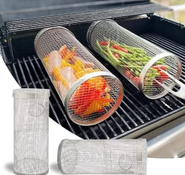 Vegetables Grilling Basket 9x9x20cm 2 Pakuotės