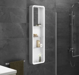 Veidrodinė spintelė su apšvietimu Focco Mia Column 35x120 cm