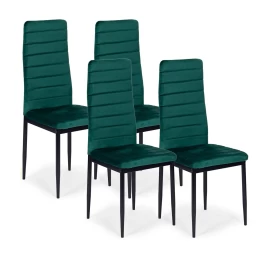 Velvet Green Kėdės - 4 Vnt.