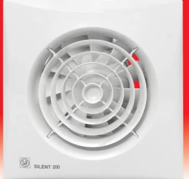 Ventiliatorius su drėgmės jutikliu ir laikmačiu SOLER&amp;PALAU SILENT-200 SILENT-200 CHZ, 5210426200
