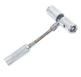 Ventilio montavimo įrankis su trumpu trosu