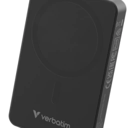 Verbatim 32227 Charge 'n' Go Essentials Magnetic Wireless Išorinė baterija Power Bank 10000mAh Juoda