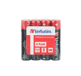 Verbatim 49500 Alkaline baterijos AAA LR03 (4 vnt pakuotėje)