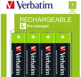 Verbatim 49517 Įkraunamos baterijos NiMH AA HR6 2500mAh (4 vnt pakuotėje)