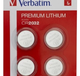 Verbatim 49533 Lithium baterijos CR2032 3V (4 vnt pakuotėje)