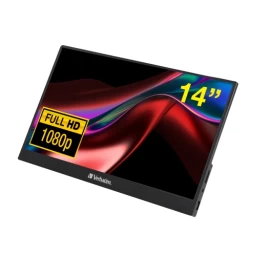 Verbatim 49590 Nešiojamas monitorius LIGHT 14'' IPS FHD 1920x1080 6ms 250cd/m2 60Hz, Juoda