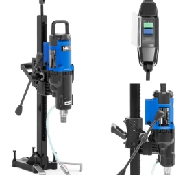 Vertikalus Deimantinis Betono Akmens Gręžimo įrenginys Su Trikoju 750 Aps/min 3200 W