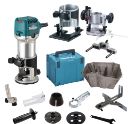 Vertikalus frezeris MAKITA RT0702CX2J su priedais