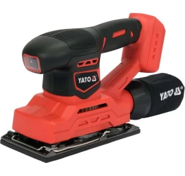 Vibracinis šlifuoklis YATO YT-82751 | Li-ion | 18V | 90x187MM | be akumuliatoriaus