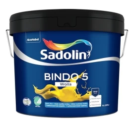 Vidaus dažai SADOLIN Bindo 5 A bazė, 2,5l balta sp.