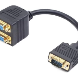 Video Adapter VGA(M)-&gt;   2xVGA(F) 20cm