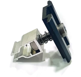 Vidurinis modulių CLICK tipo laikiklis/užspaudėjas , juodas, El-Sun