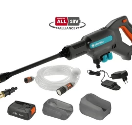 Vidutinio slėgio akumuliatorinė plovykla Gardena AquaClean 24 / 18V P4A, 14800-20 9704891-01