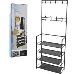 Vienguba Drabužių Pakaba Ir 4 Lentynos Puikios Namų Apyvokos Reikmenys